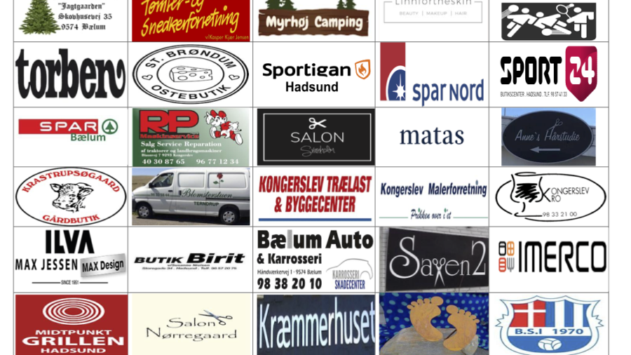 Sponsorer - reklamefelt